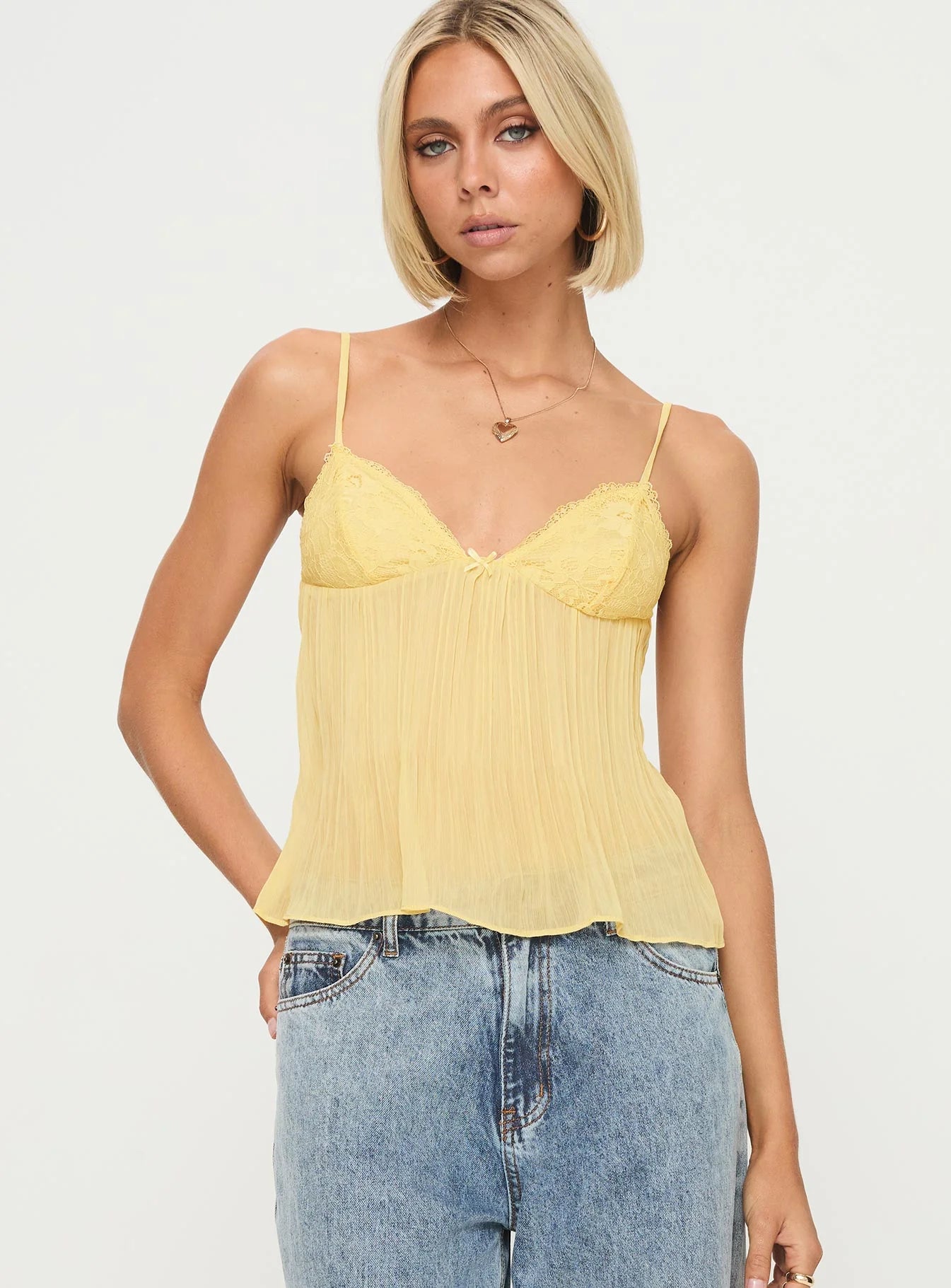 Zami Pleat Top