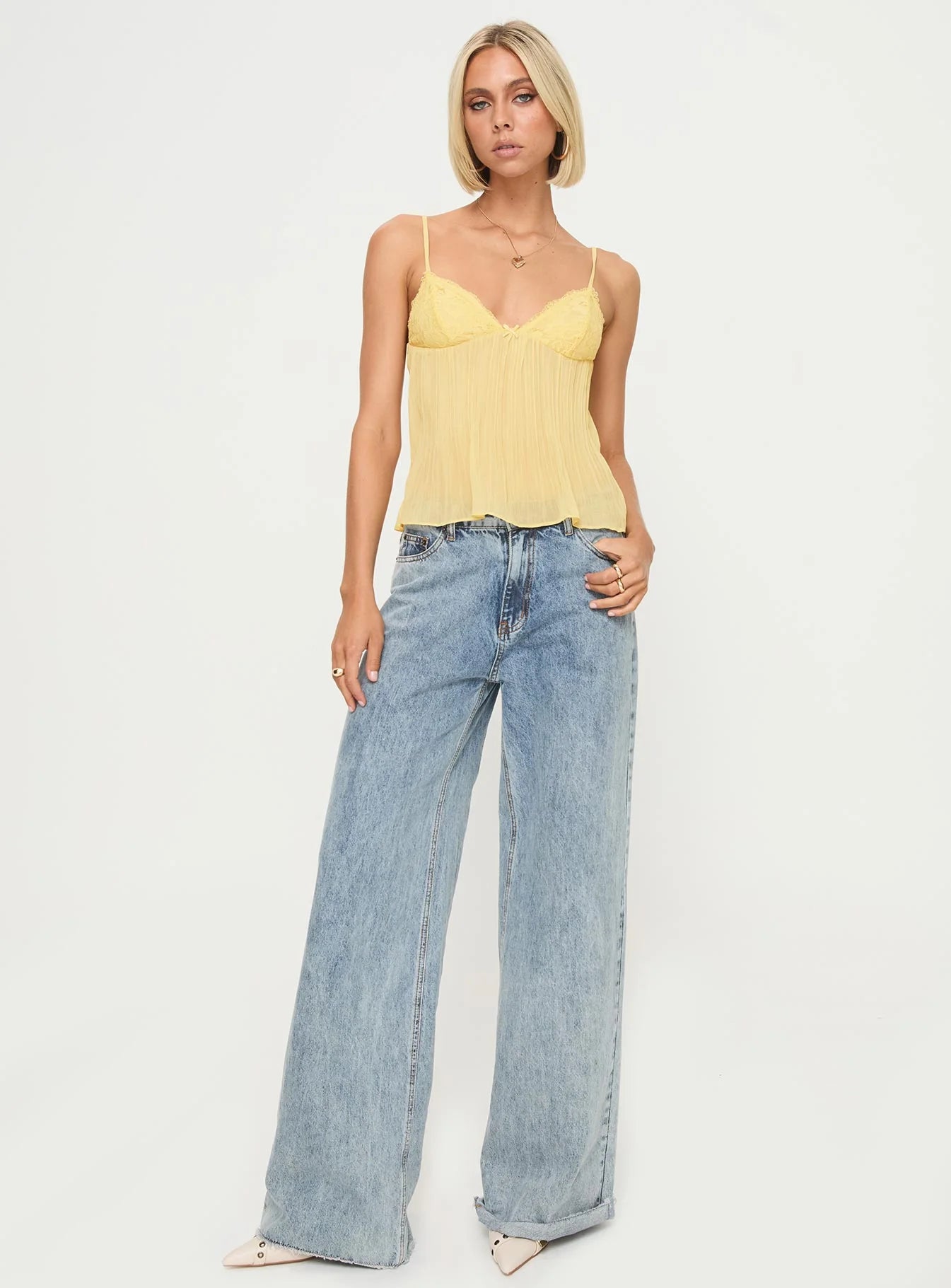 Zami Pleat Top