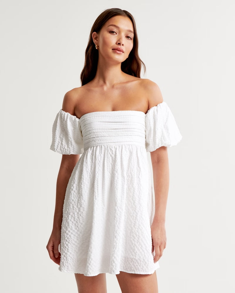 Off-The-Shoulder Mini Dress