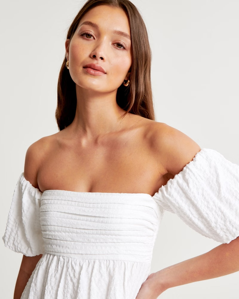 Off-The-Shoulder Mini Dress