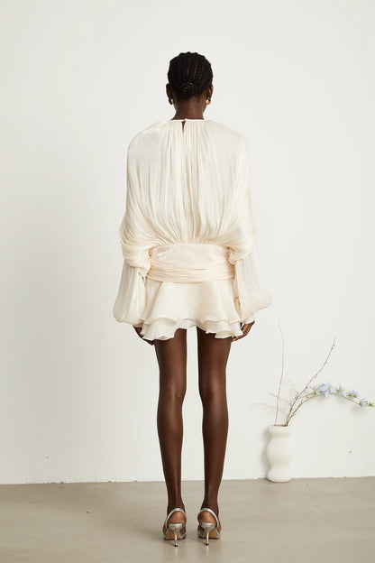 Eugenie Ruffled Mini Dress