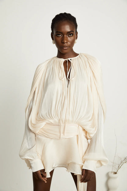 Eugenie Ruffled Mini Dress