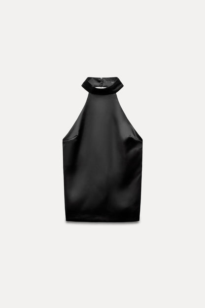 Satin Halter Top